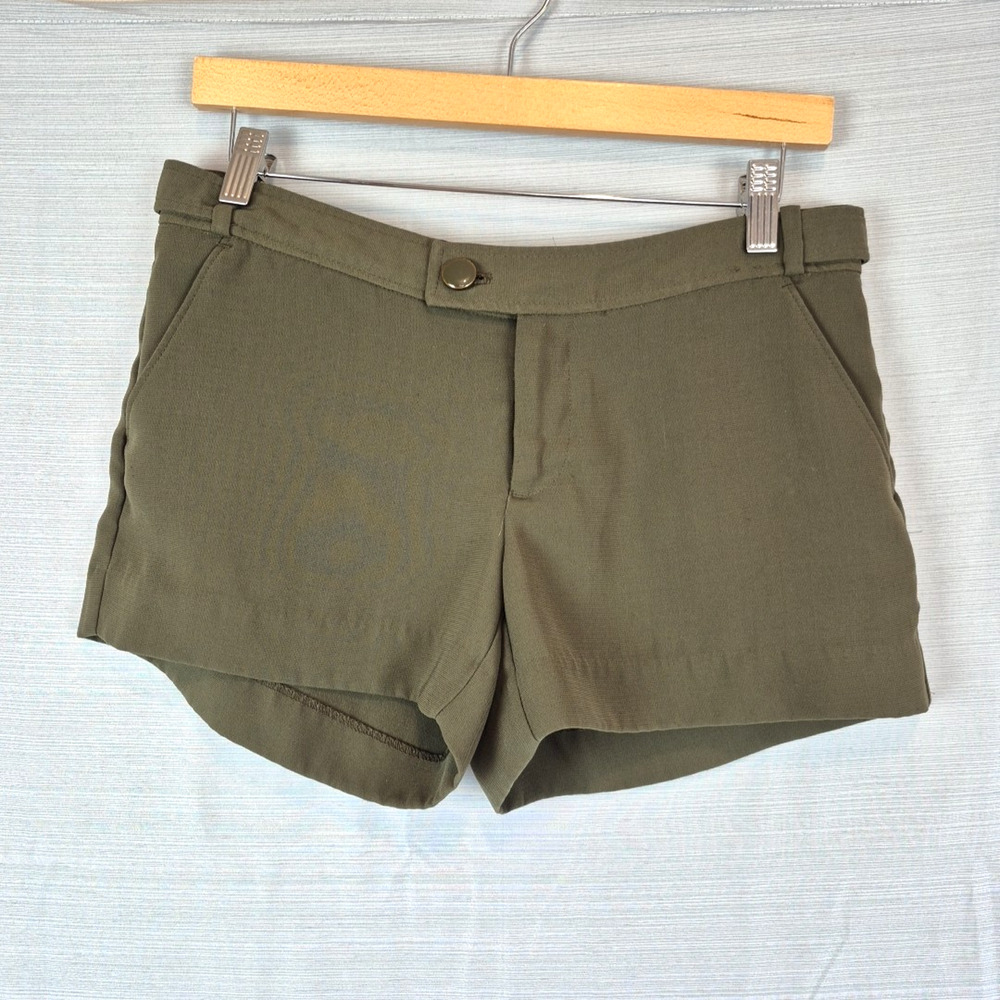 Banana Republic Shorts Womens 2 Olive Green Ryan Fit Hot Pants Casual Summer